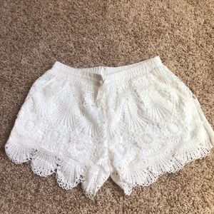 White shorts